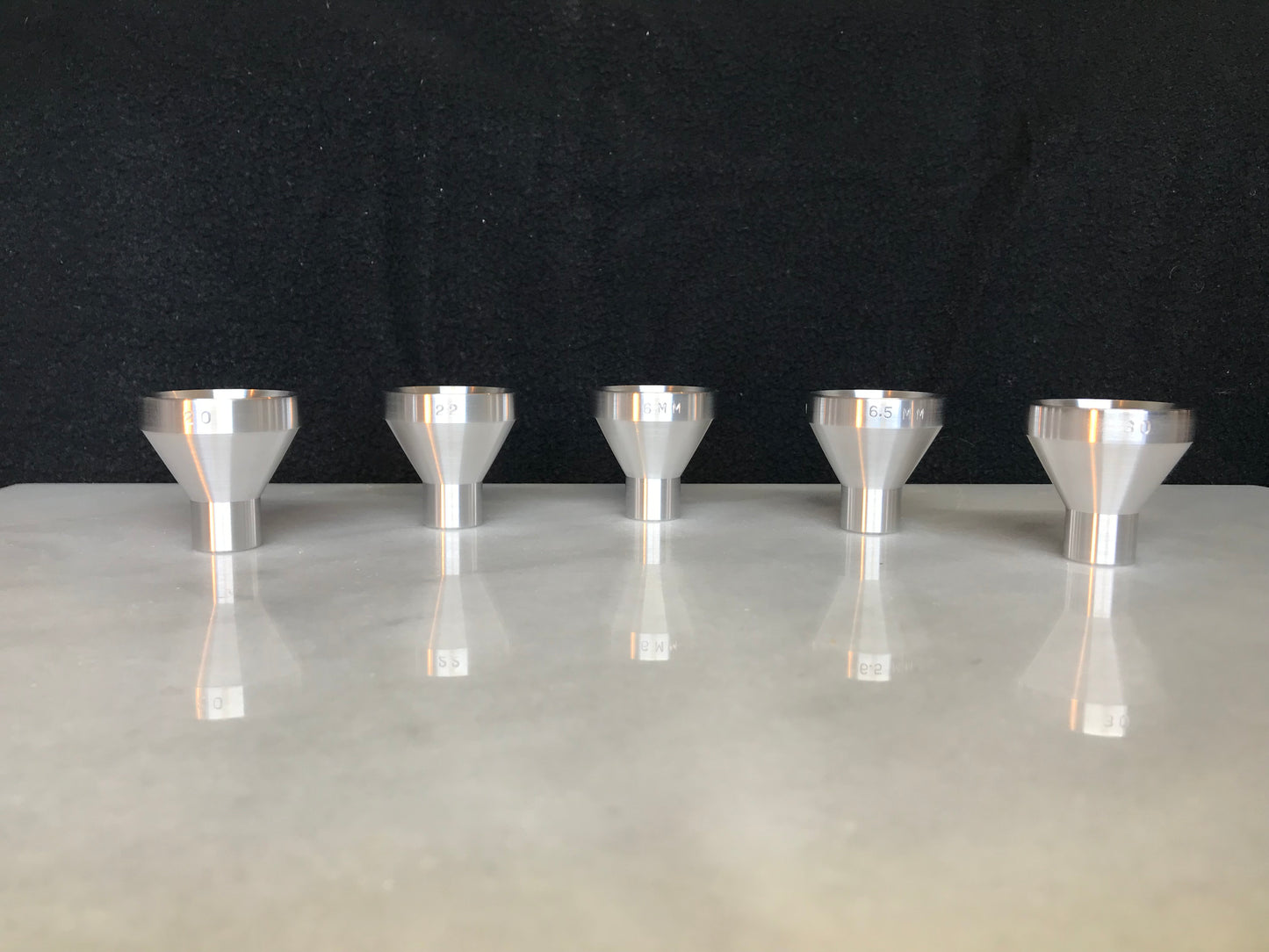 Caliber Specific Powder Funnels
